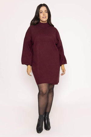 Carraig Donn Curve - Nancy Dress in Burgundy
