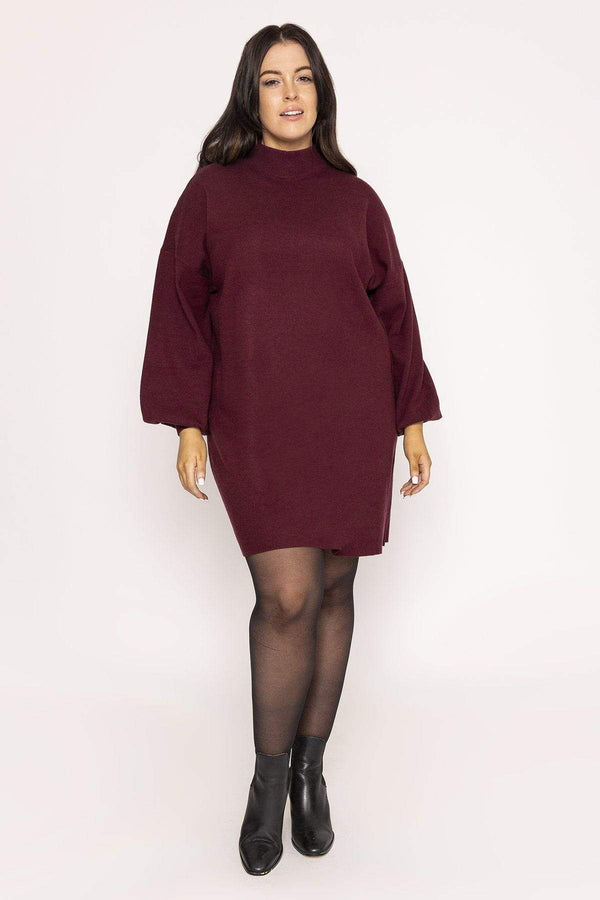 Carraig Donn Curve - Nancy Dress in Burgundy