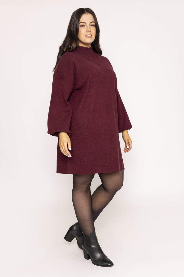 Carraig Donn Curve - Nancy Dress in Burgundy