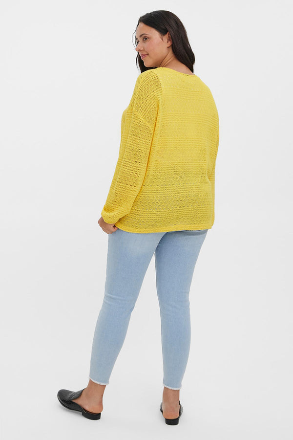 Carraig Donn Curve - Whitney Cardigan in Yellow