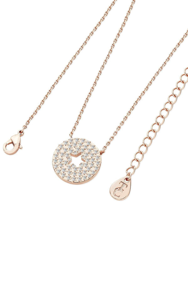 Carraig Donn Cutout Round Pave Pendant