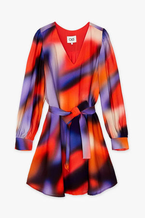 Carraig Donn Daisys Short Dress in Multi Print