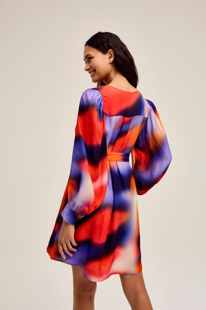 Carraig Donn Daisys Short Dress in Multi Print