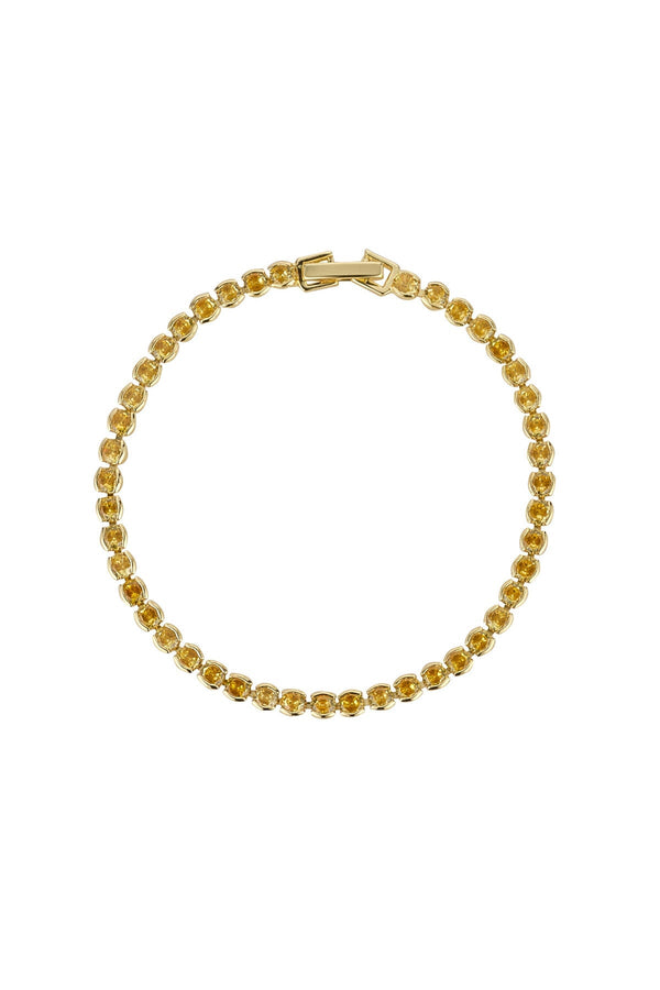 Carraig Donn Dakota Gold Tennis Bracelet