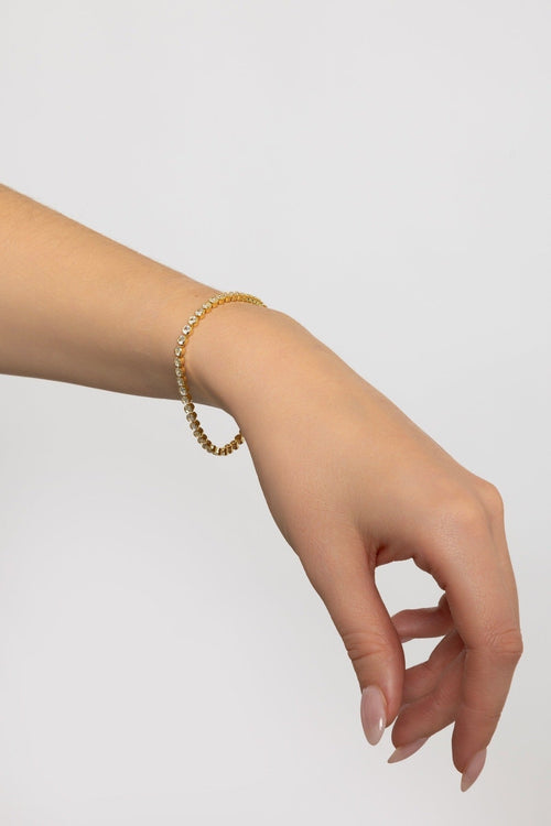 Dakota Gold Tennis Bracelet