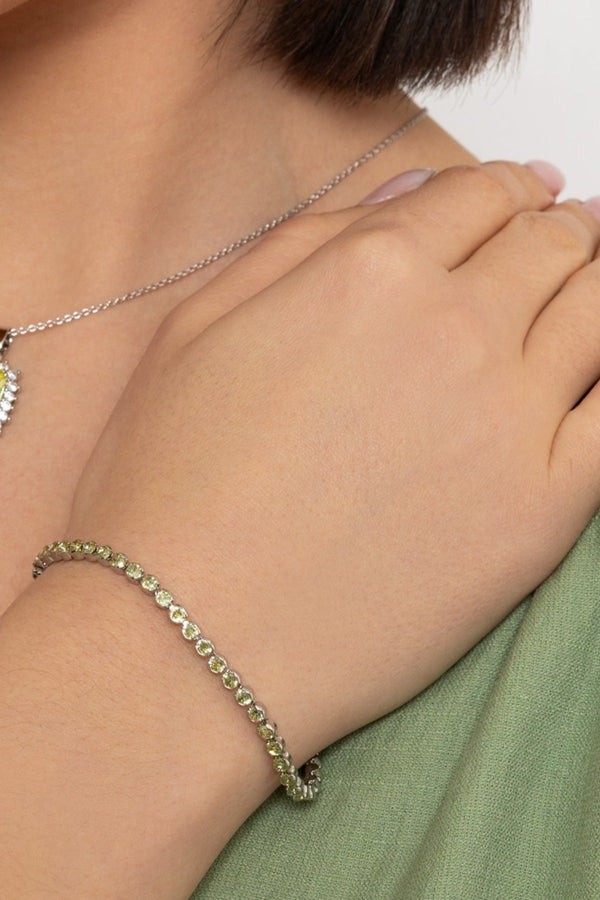 Carraig Donn Dakota Green Tennis Bracelet