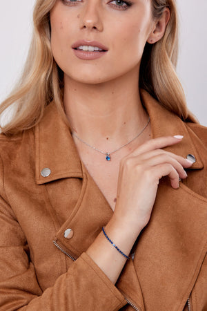 Carraig Donn Dakota Sapphire Tennis Bracelet