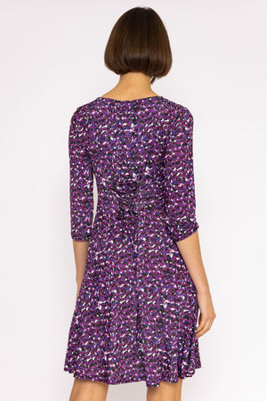 Carraig Donn Deirdre Dress in Magenta Print