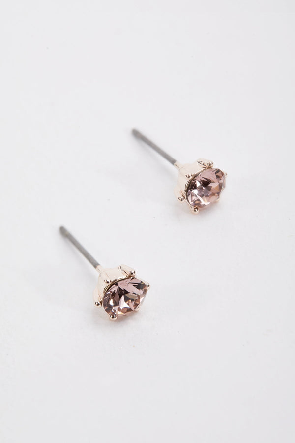 Carraig Donn Delicate Rose Stone Earrings