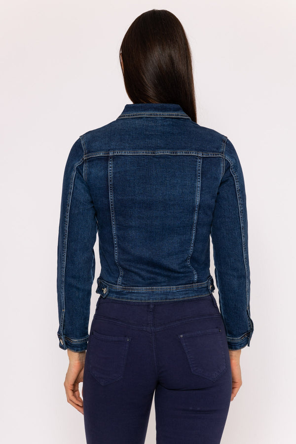Carraig Donn Denim Jacket in Dark Blue