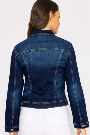 Carraig Donn Denim Jacket in Indigo Blue