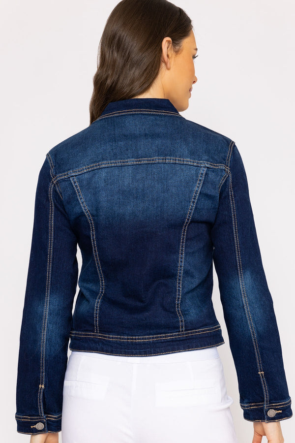 Carraig Donn Denim Jacket in Indigo Blue