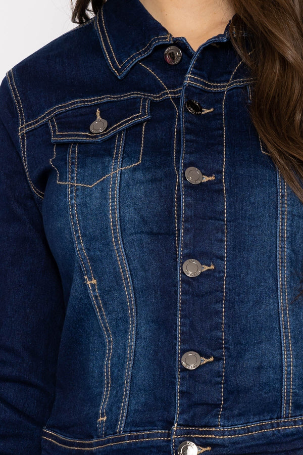 Carraig Donn Denim Jacket in Indigo Blue