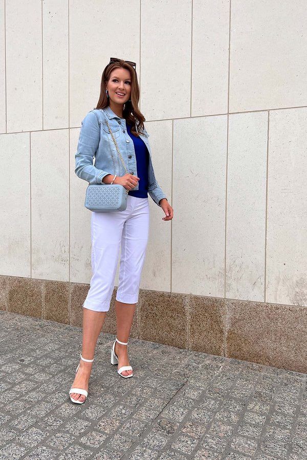 Carraig Donn Denim Jacket in Light Blue