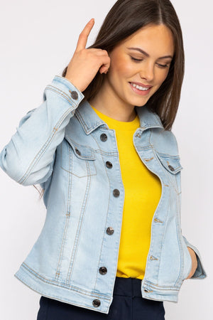 Carraig Donn Denim Jacket in Light Blue