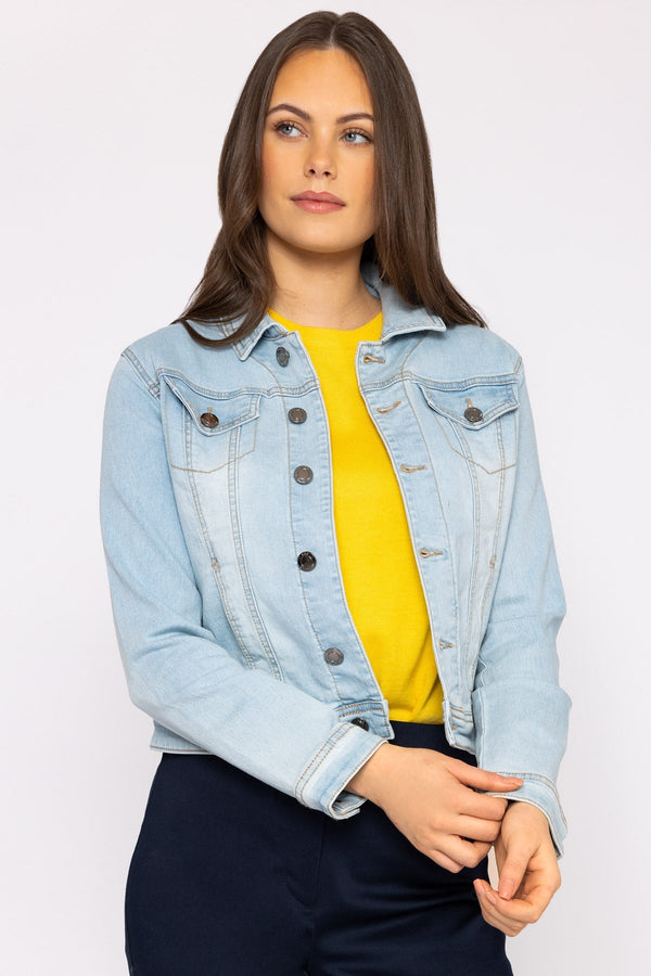 Carraig Donn Denim Jacket in Light Blue