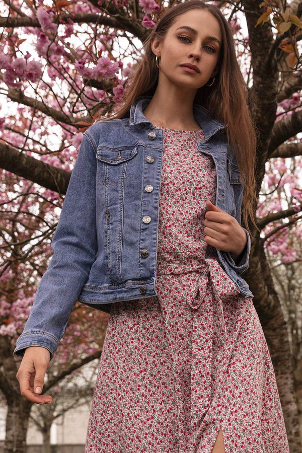 Carraig Donn Denim Jacket in Medium Blue
