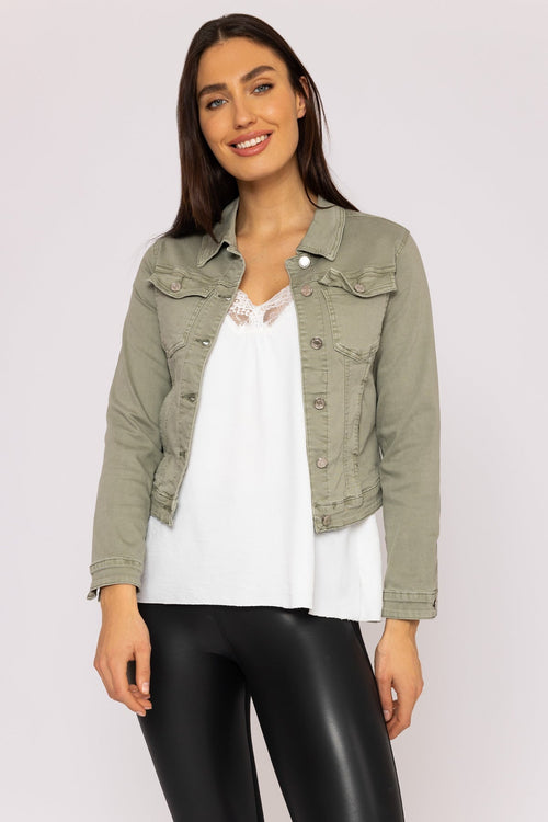 Denim Jacket in Sage