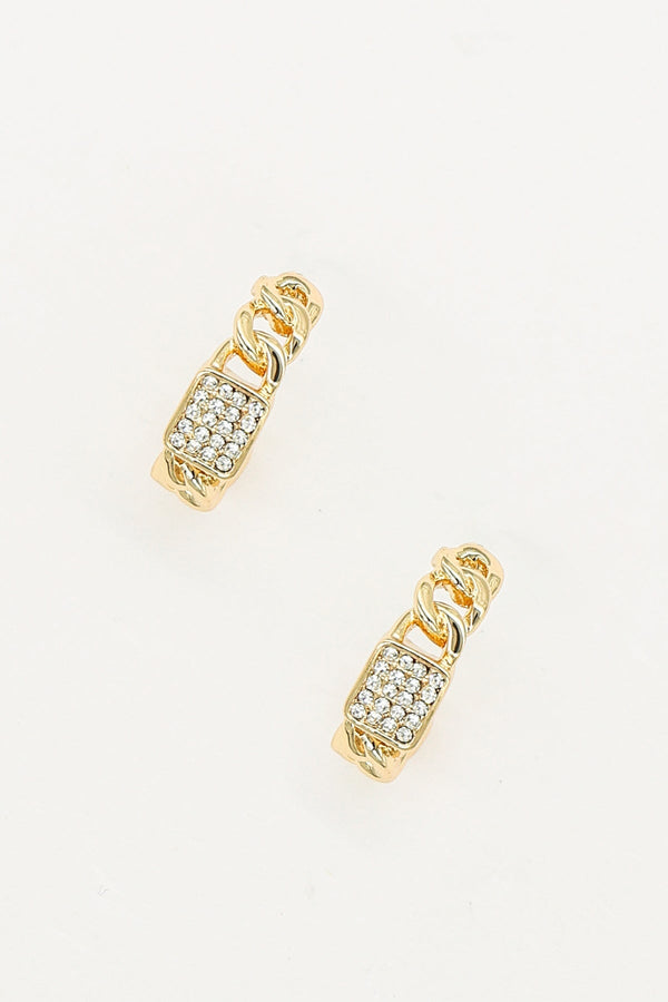 Carraig Donn Diamante Link Drop Earrings - Soul Special
