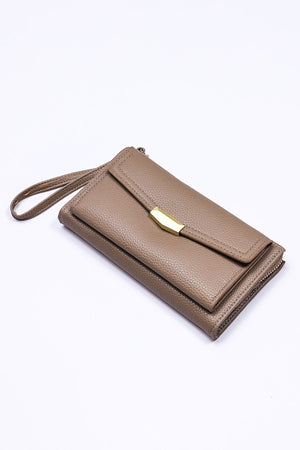 Carraig Donn Double Compartment Purse in Beige