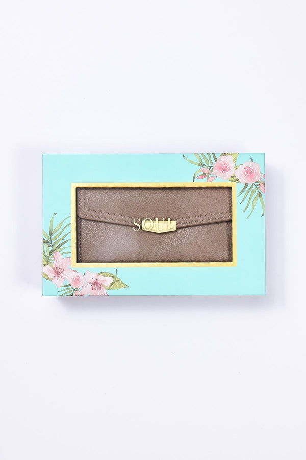 Carraig Donn Double Compartment Purse in Beige