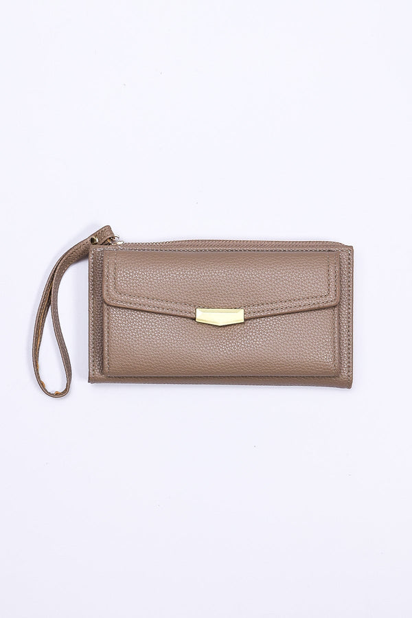 Carraig Donn Double Compartment Purse in Beige
