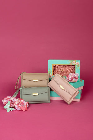 Carraig Donn Double Compartment Purse in Teal