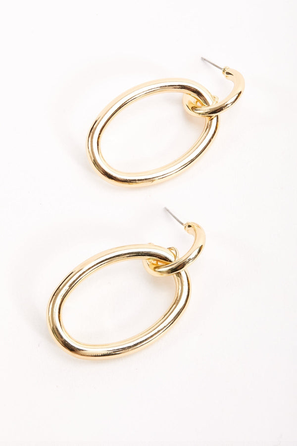 Carraig Donn Double Drop Hoop Earrings