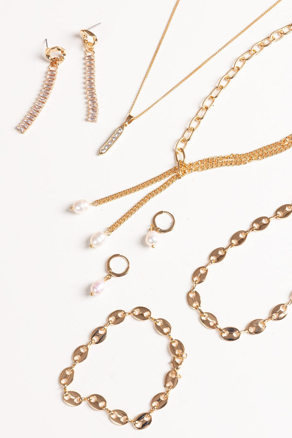 Carraig Donn Double Strand Pearl Drop Chain