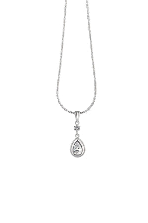 Carraig Donn Drop Pendant Clear Stone