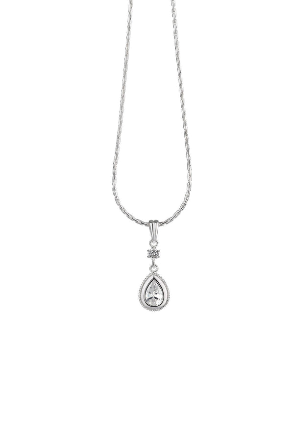 Carraig Donn Drop Pendant Clear Stone