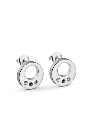 Carraig Donn Earrings with Coloured Stones
