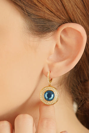 Carraig Donn Earrings with Montana Stone