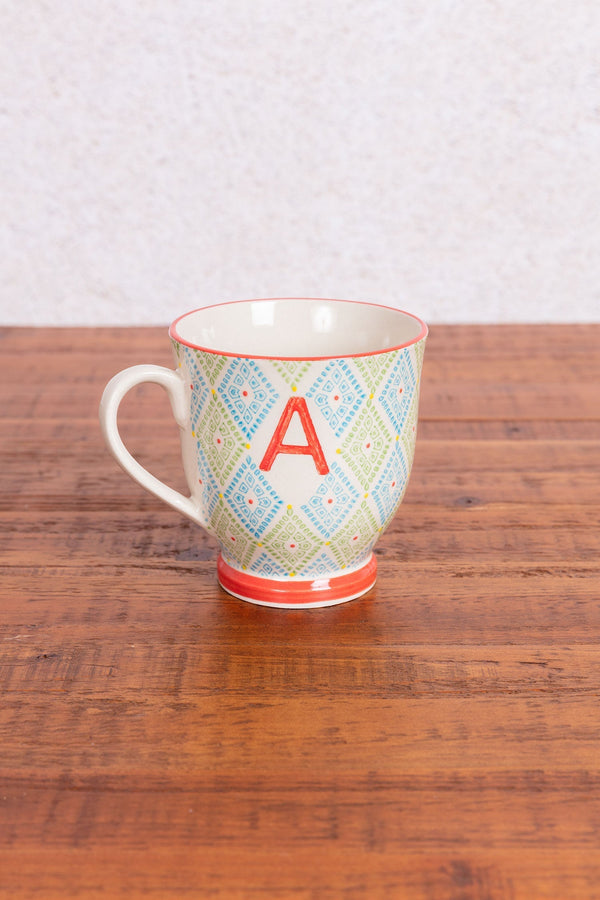 Carraig Donn Eclectic Alphabet Mug A