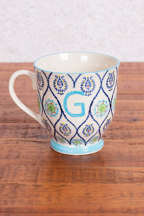 Eclectic Alphabet Mug G