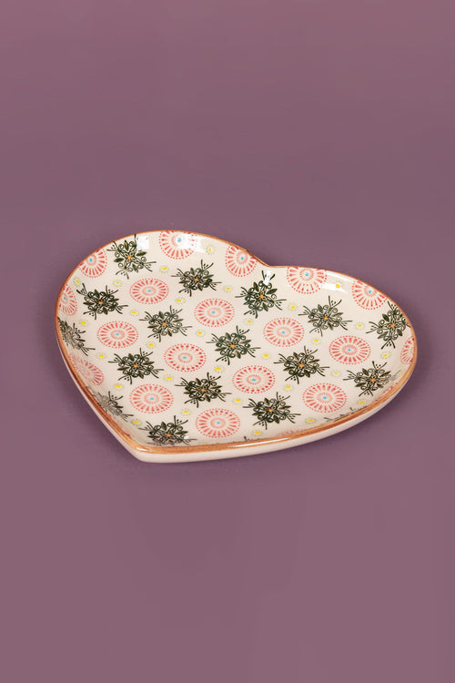 Eclectic Heart Shaped Dish