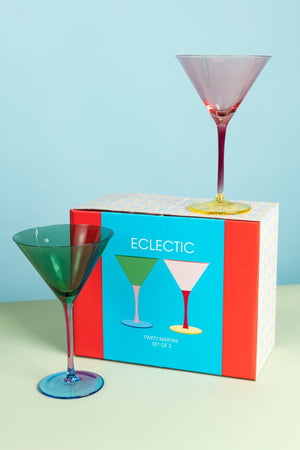 Carraig Donn Eclectic Martini Glass Set Of 2