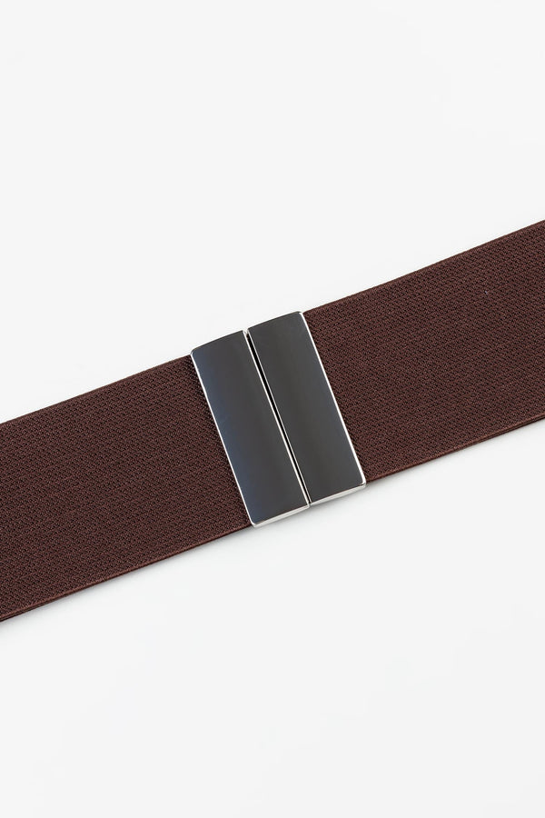 Carraig Donn Elasticated Belt in Coffee