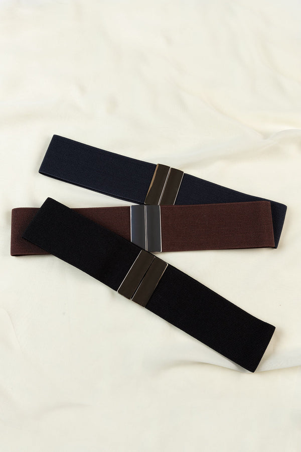 Carraig Donn Elasticated Belt in Coffee