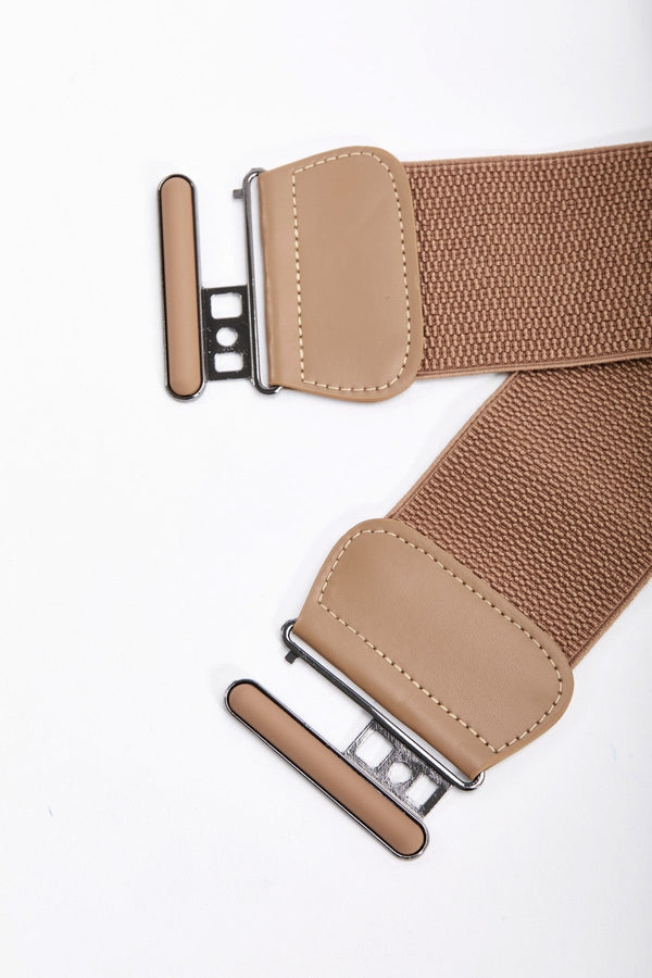 Carraig Donn Elasticated Brown Belt