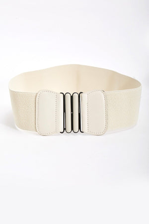 Carraig Donn Elasticated Cream Belt