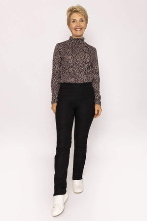 Carraig Donn Elasticated Trousers in Black