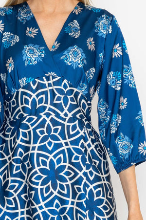 Carraig Donn Eliza Midi Dress in Navy