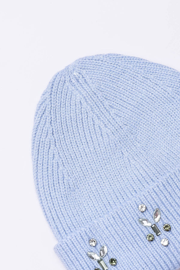 Carraig Donn Embellished Beanie in Blue