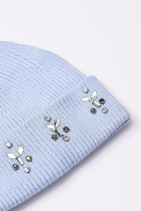 Carraig Donn Embellished Beanie in Blue
