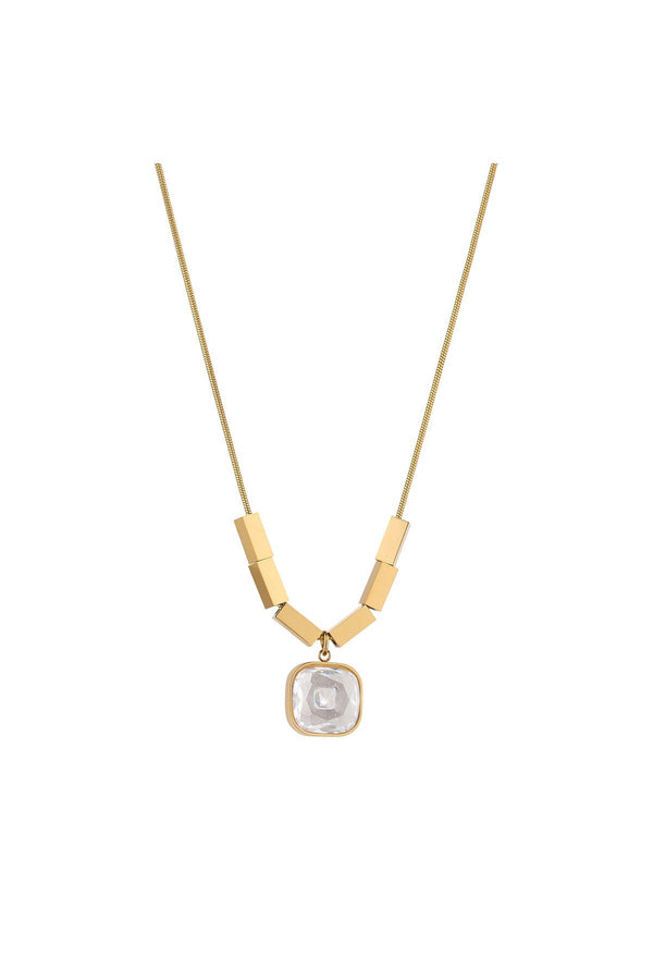 Carraig Donn Emmalyn Clear Stone Necklace