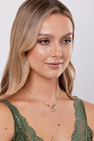 Carraig Donn Emmalyn Clear Stone Necklace