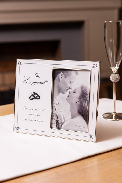 Silver Engagement Frame
