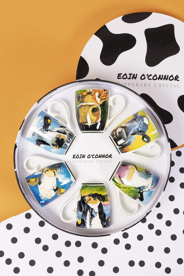Carraig Donn Eoin O'Connor Set Of 6 Mugs in Hatbox