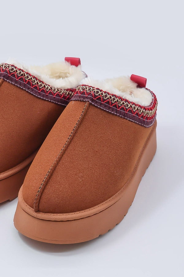 Carraig Donn Faux Fur Cosy Slipper
